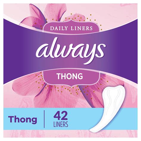 always panty liners thong